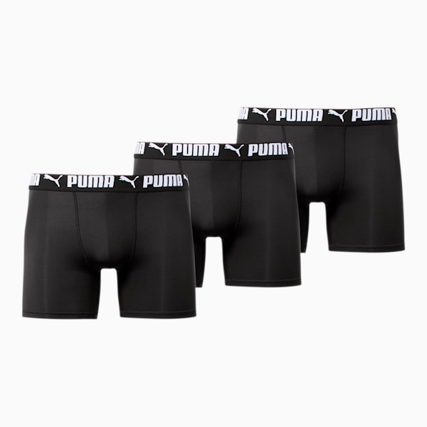 Men's Athletic Fit Boxers [3 Pack], BLACK / WHITE, extralarge